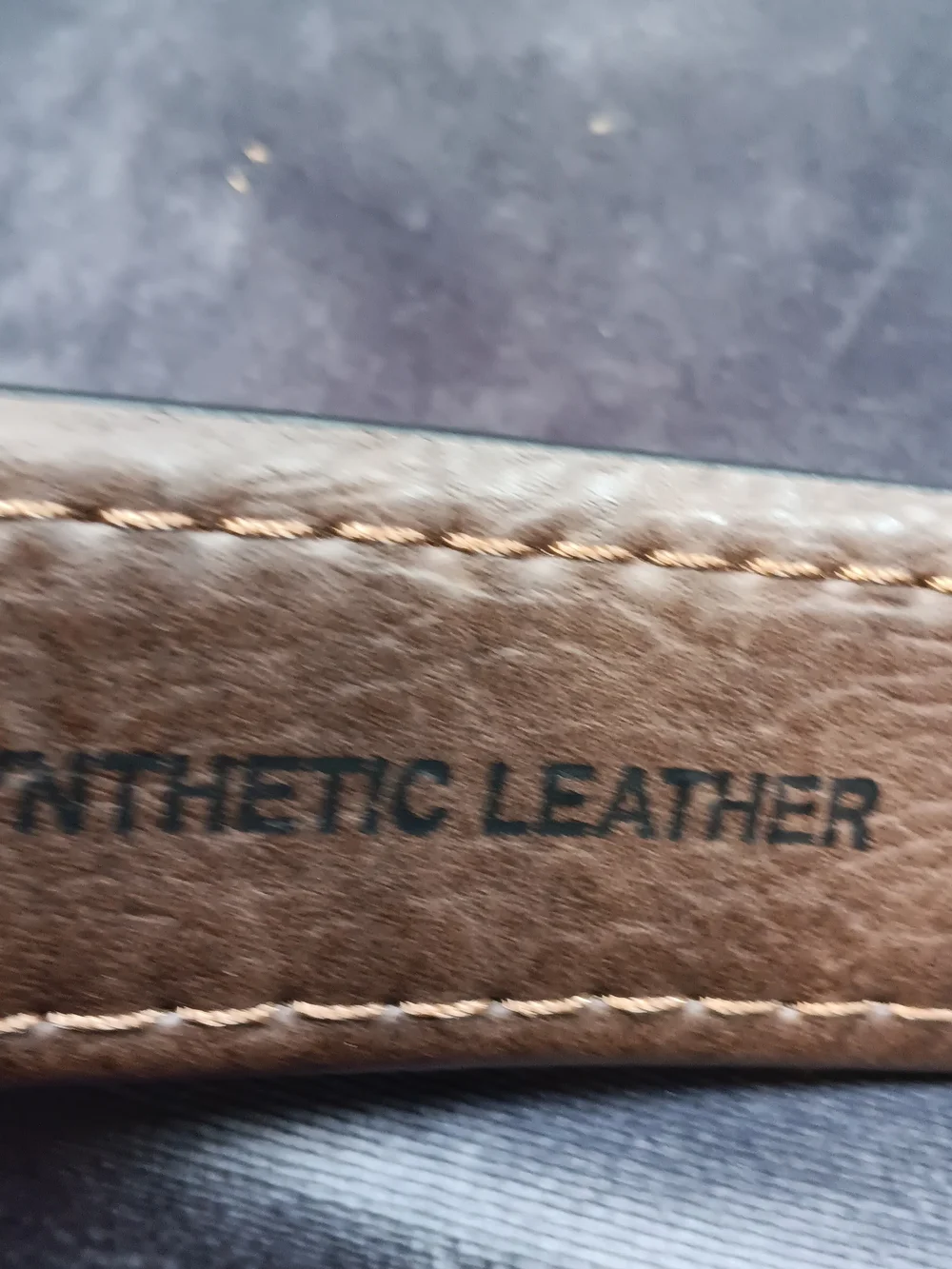 Levi's Brown Leather Belt with Silver Tone Buckle